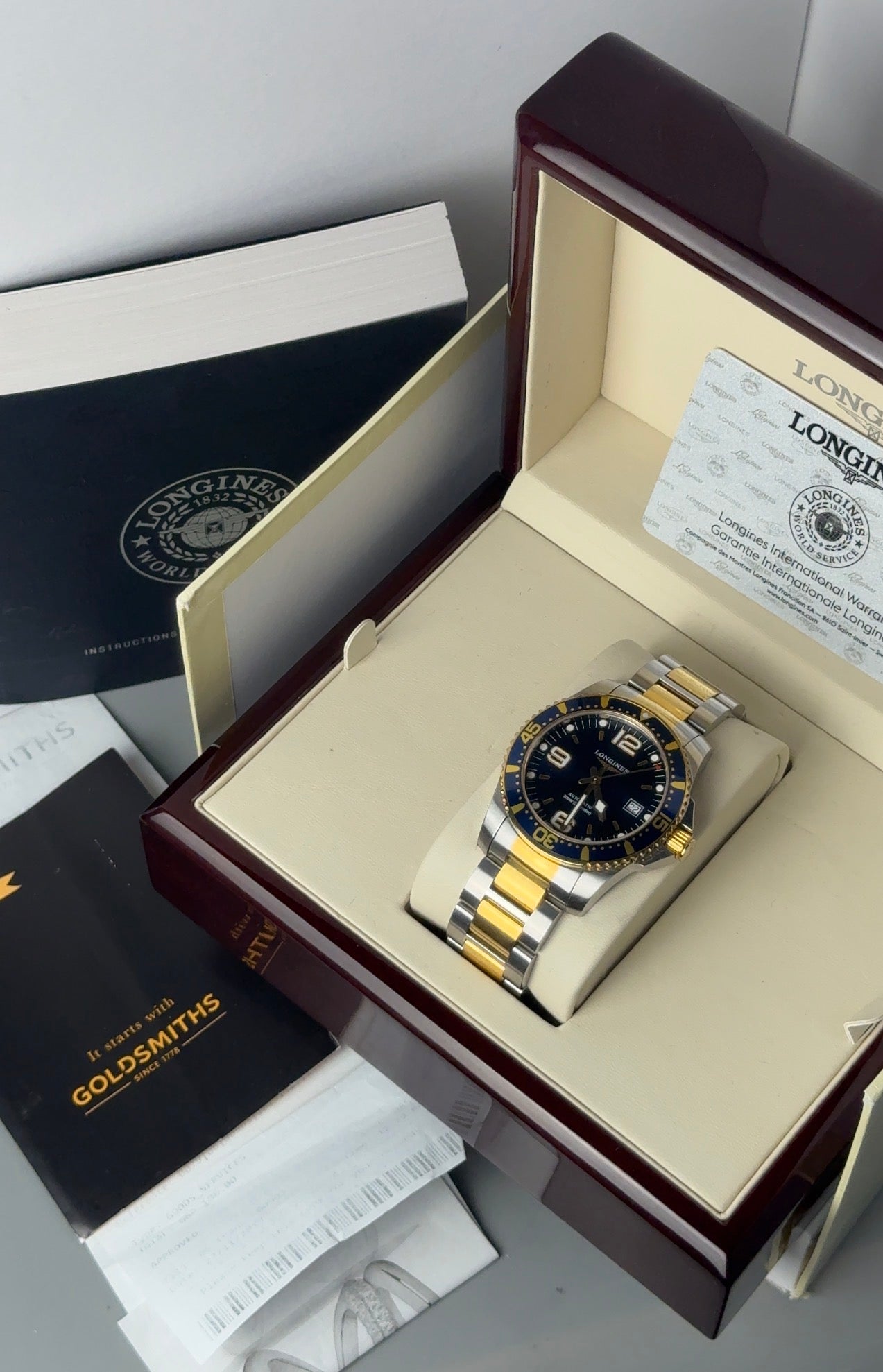Longines Hydro Conquest Bi-Metal