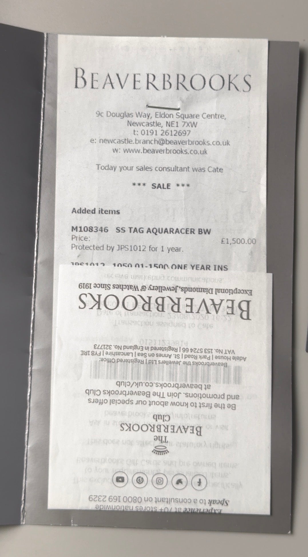 TAG Heuer Aquaracer WAY101C