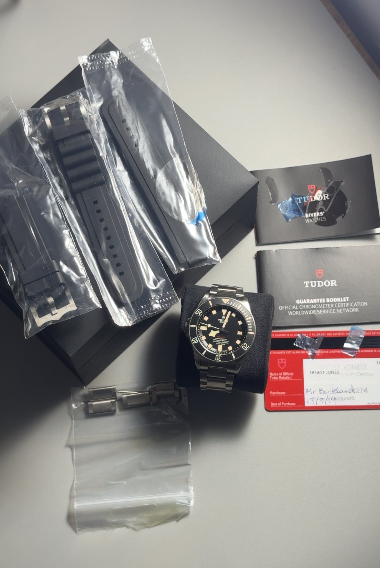 TUDOR Pelagos LHD Watch 2019 Reference 25610TNL Full Set