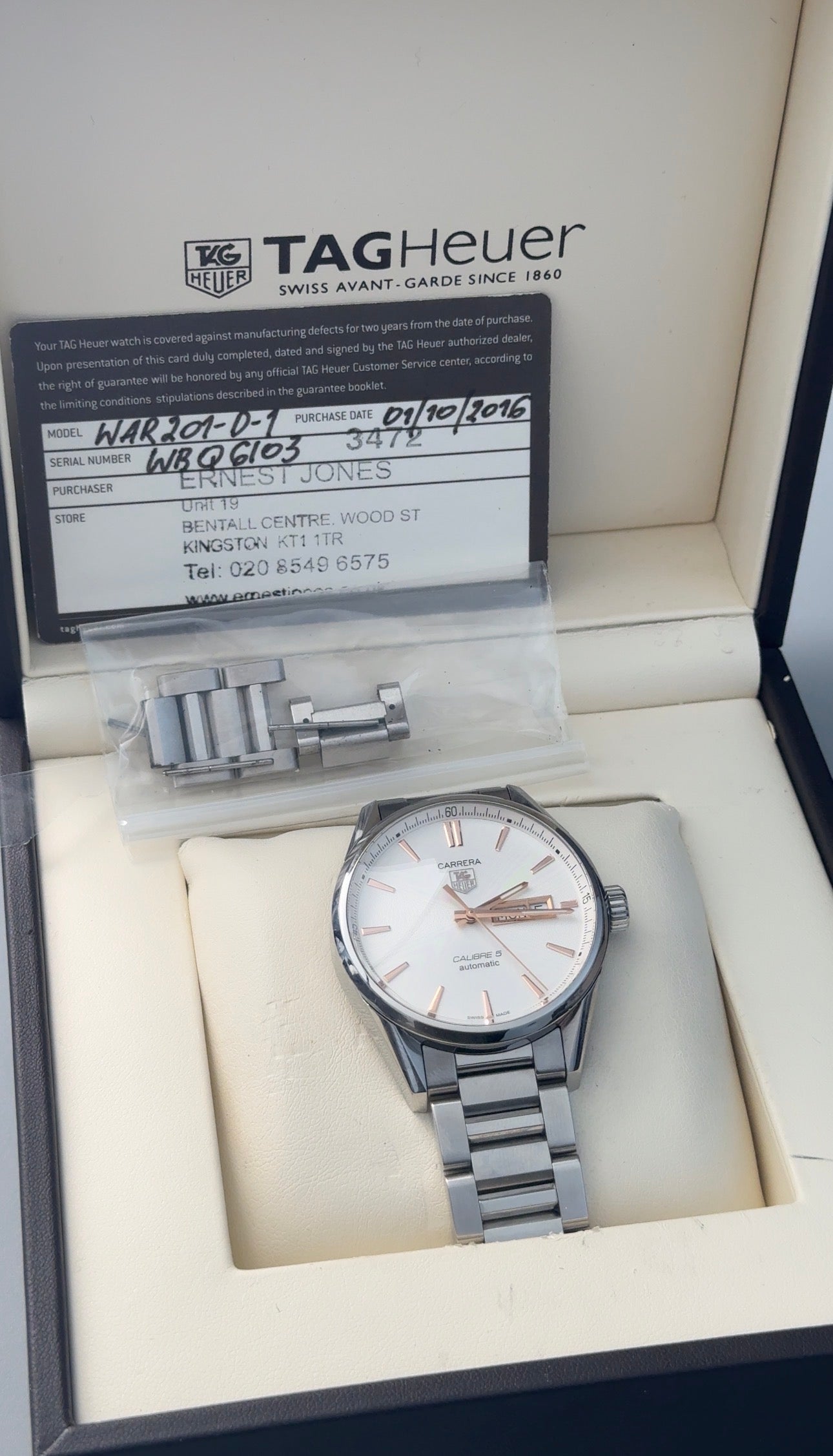 TAG Heuer Carrera WAR201D