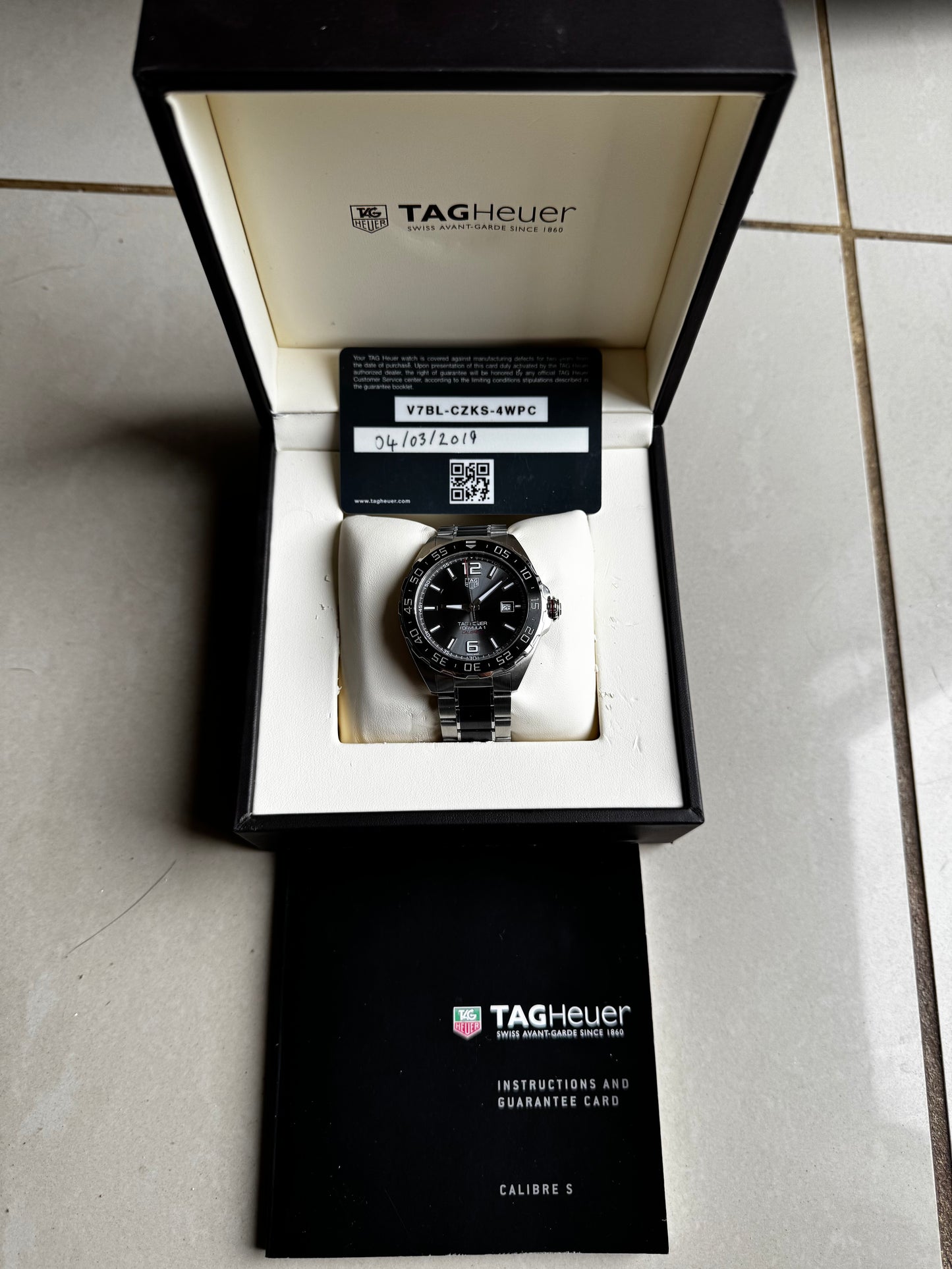 Tag Heuer Men's Formula 1 Grey Automatic Watch 43mm WAZ2011.BA0842