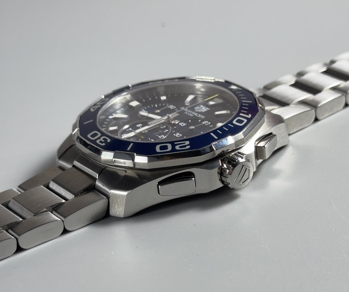Tag Heuer Men's Aquaracer Quartz Chronograph Blue Watch CAY111B.BA0927